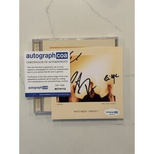 MATCHBOX 20 (Twenty) Where The Light Goes Signed CD Autograph ACOA Certified 8